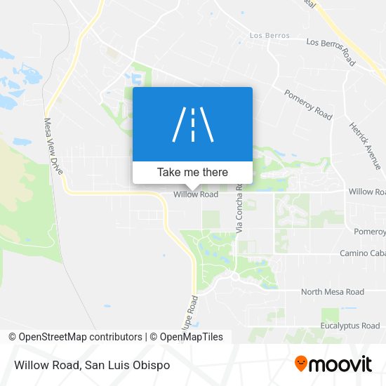 Mapa de Willow Road