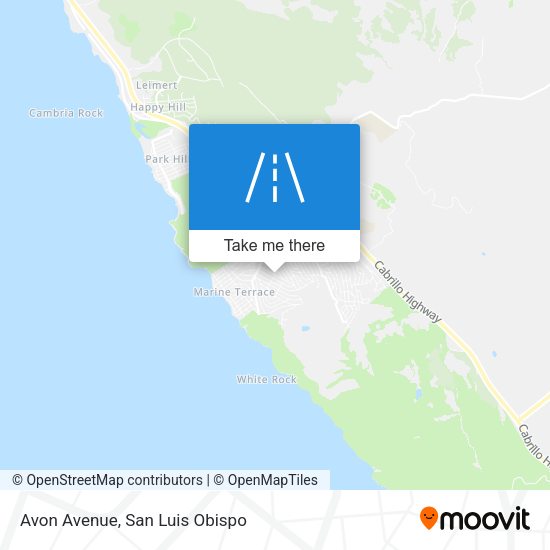 Mapa de Avon Avenue