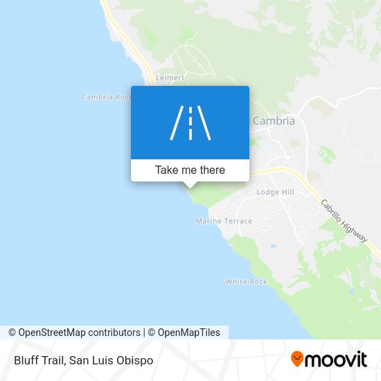 Bluff Trail map