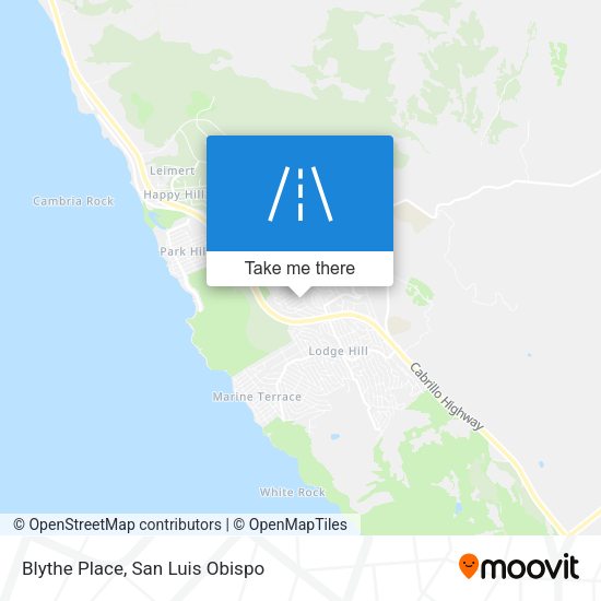 Blythe Place map