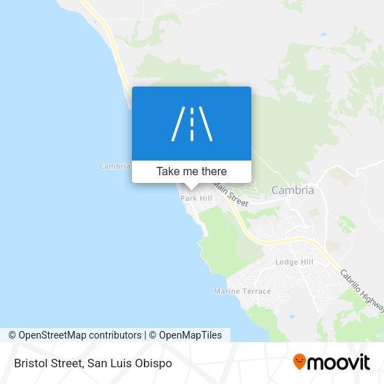 Bristol Street map