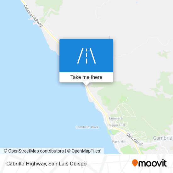 Cabrillo Highway map