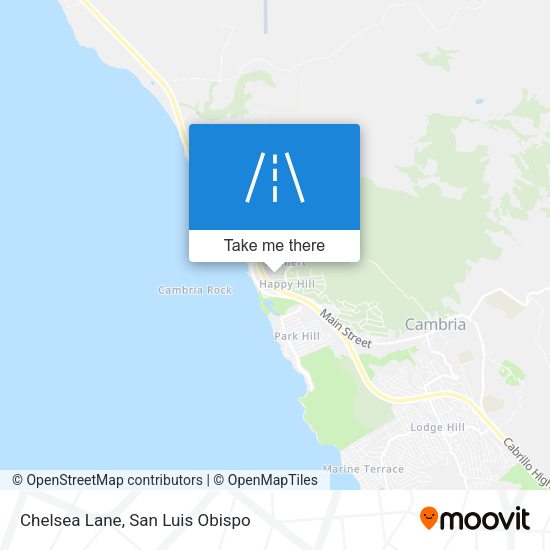 Chelsea Lane map