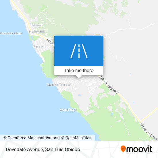 Mapa de Dovedale Avenue