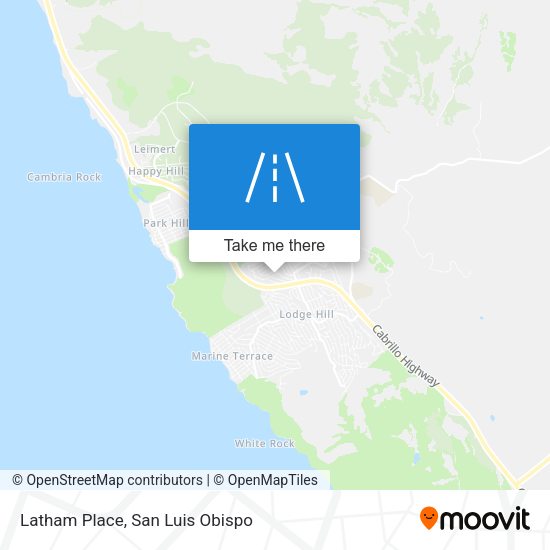 Mapa de Latham Place