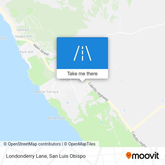 Mapa de Londonderry Lane