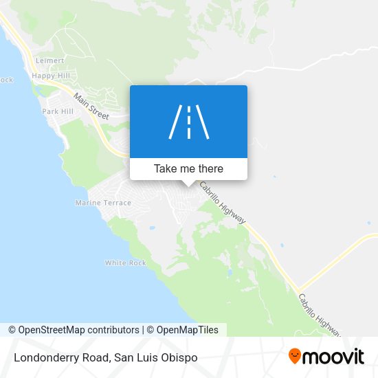 Londonderry Road map