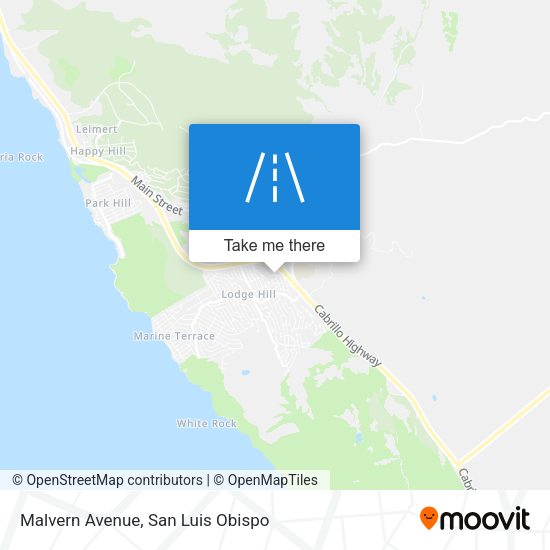 Malvern Avenue map