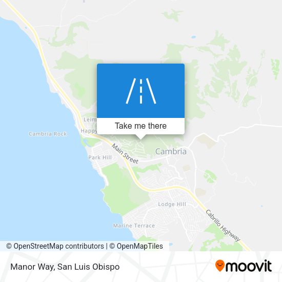 Mapa de Manor Way
