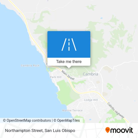 Northampton Street map