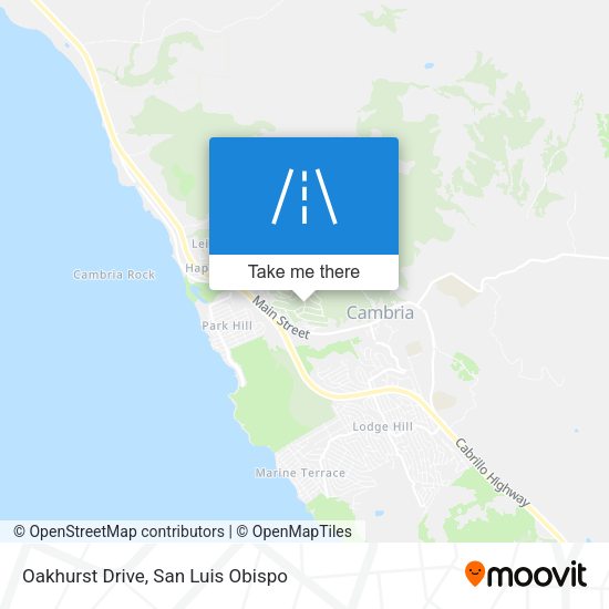 Oakhurst Drive map