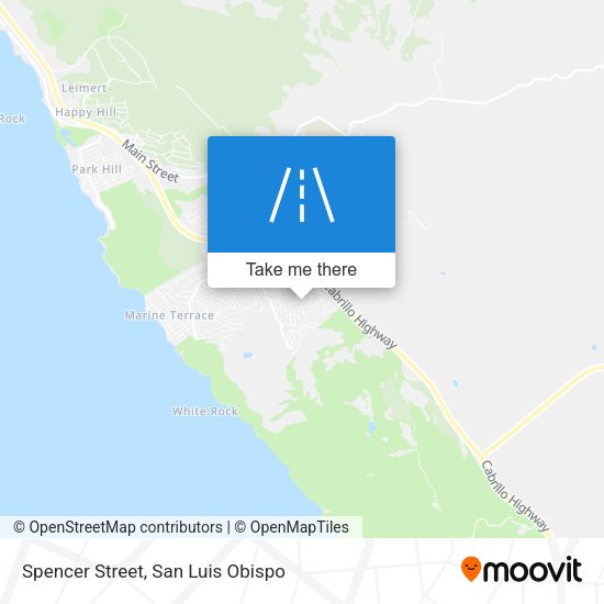 Spencer Street map
