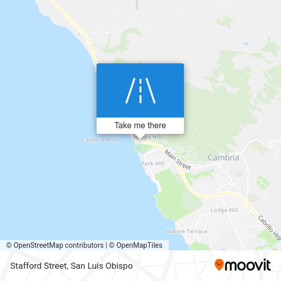 Stafford Street map