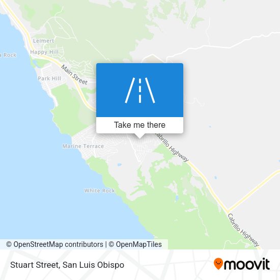 Stuart Street map