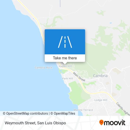 Weymouth Street map