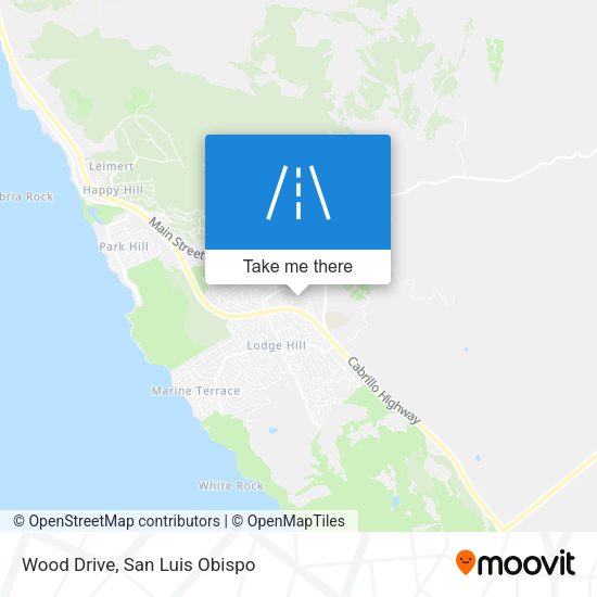 Wood Drive map