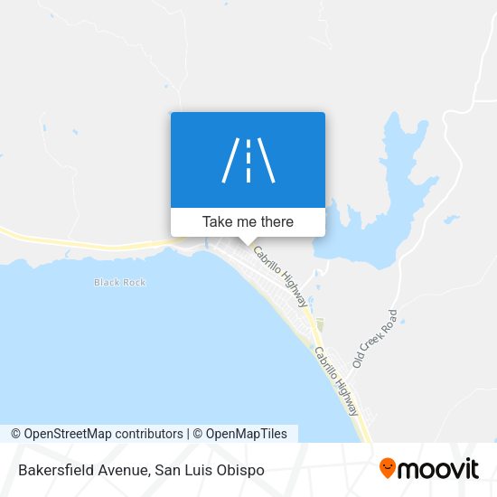 Bakersfield Avenue map