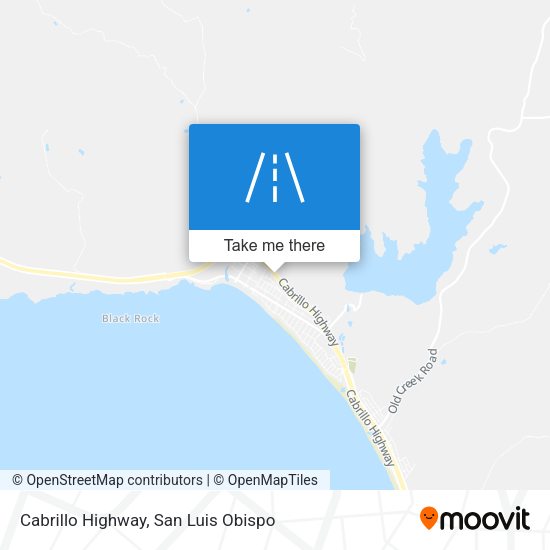 Cabrillo Highway map