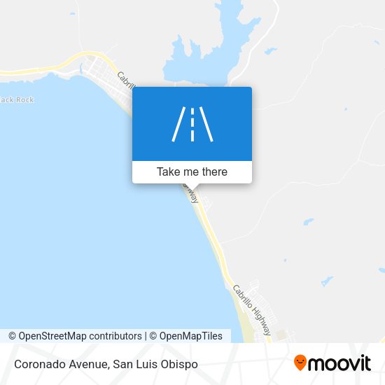 Coronado Avenue map