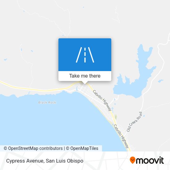 Cypress Avenue map