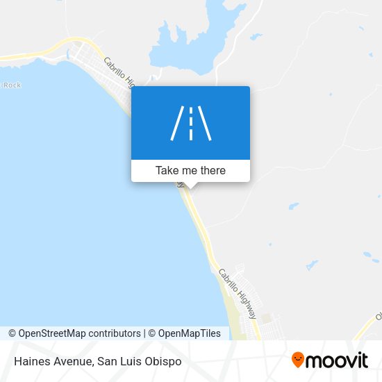 Mapa de Haines Avenue