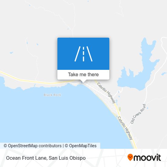 Ocean Front Lane map