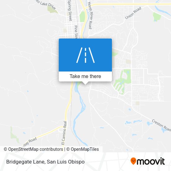 Bridgegate Lane map