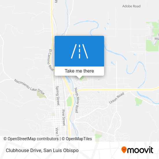 Clubhouse Drive map