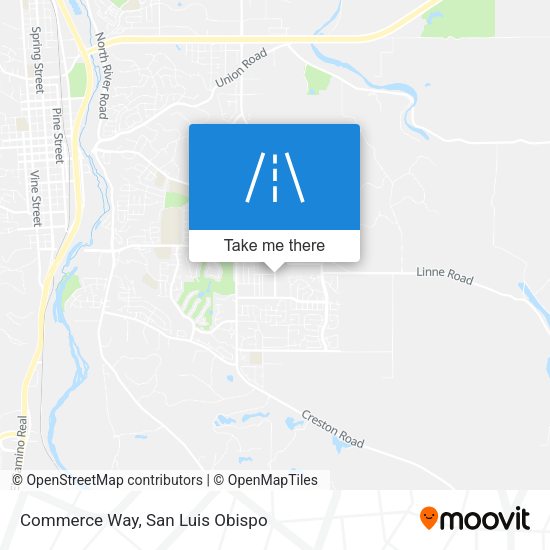 Commerce Way map