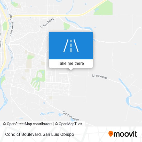 Condict Boulevard map