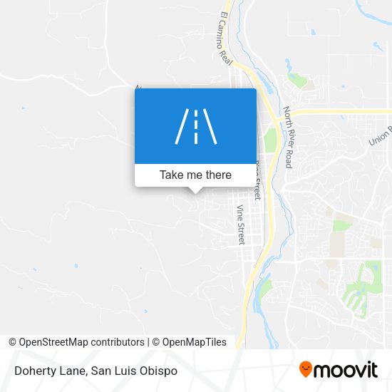 Doherty Lane map
