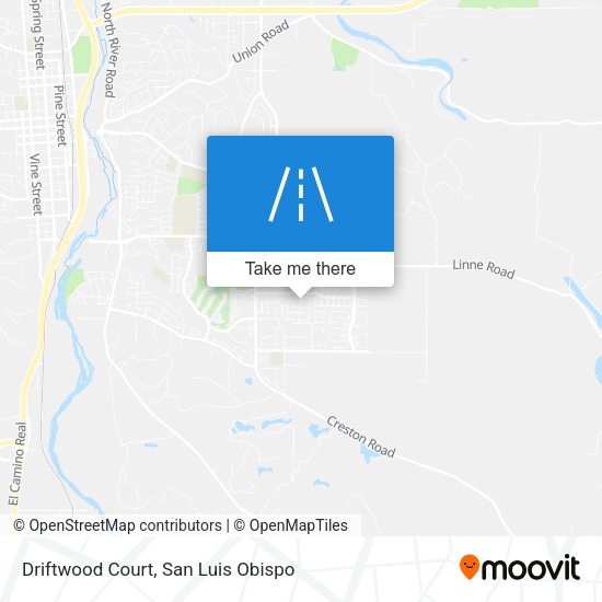 Driftwood Court map