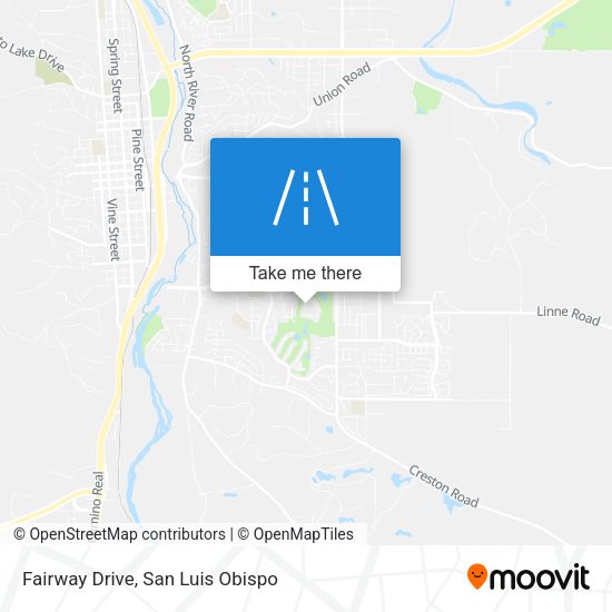 Fairway Drive map