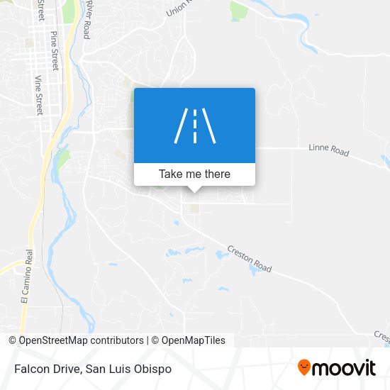 Falcon Drive map