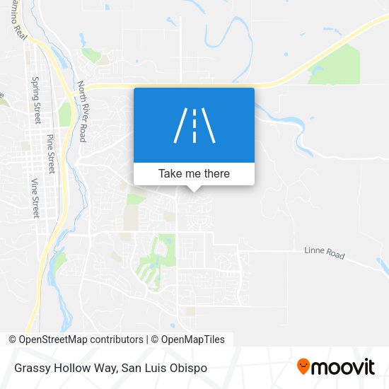 Grassy Hollow Way map