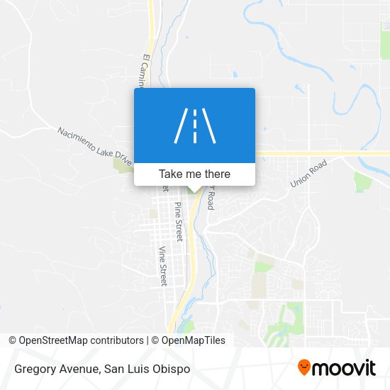 Mapa de Gregory Avenue