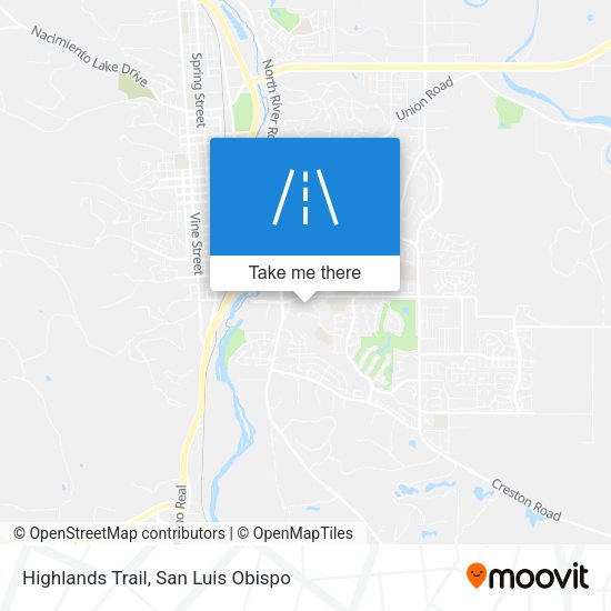 Highlands Trail map