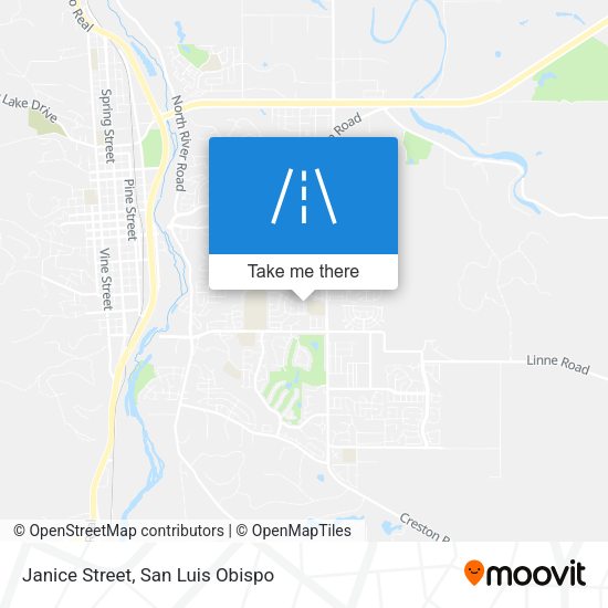 Mapa de Janice Street