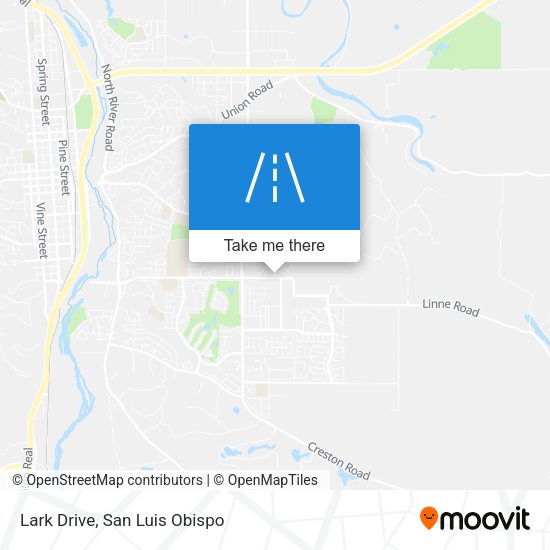 Lark Drive map