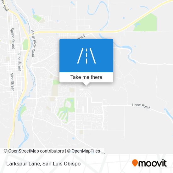 Mapa de Larkspur Lane