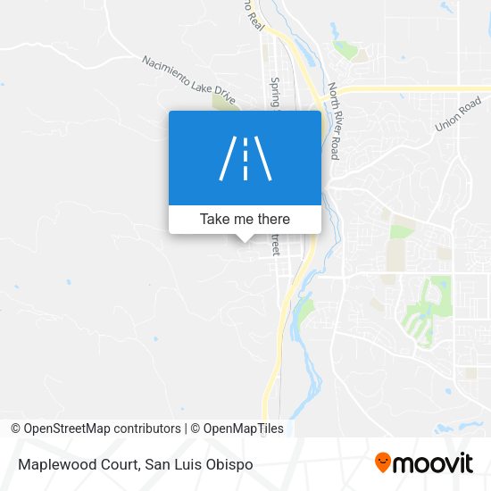 Maplewood Court map