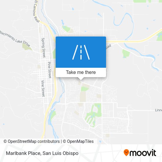 Mapa de Marlbank Place