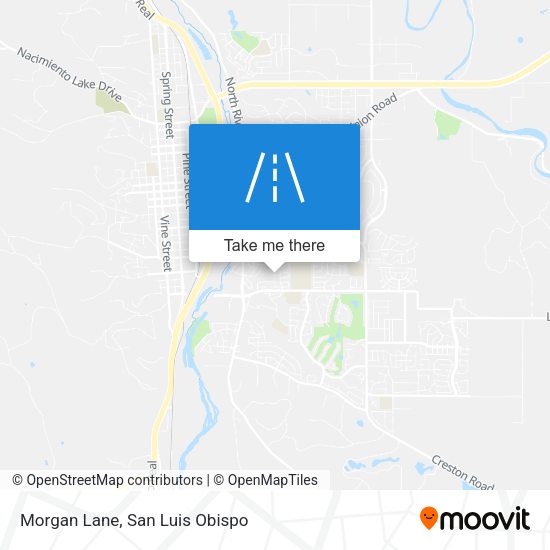 Morgan Lane map