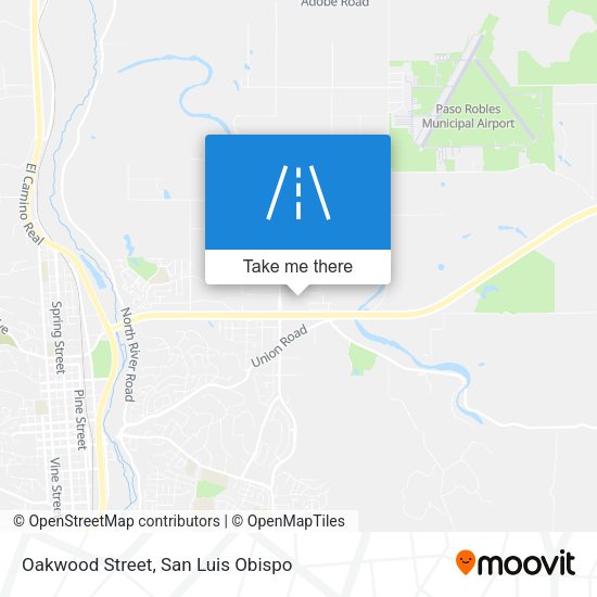 Mapa de Oakwood Street