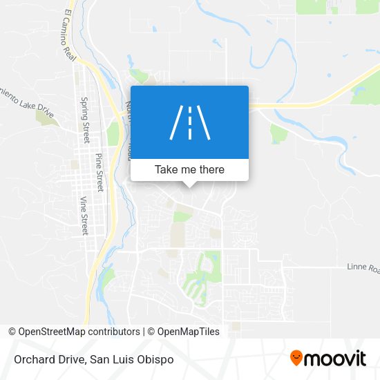 Orchard Drive map