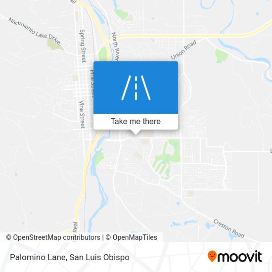 Palomino Lane map