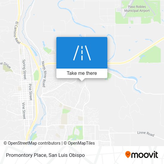 Promontory Place map