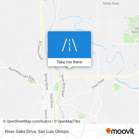 River Oaks Drive map