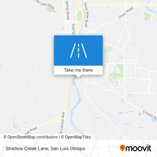 Shadow Creek Lane map