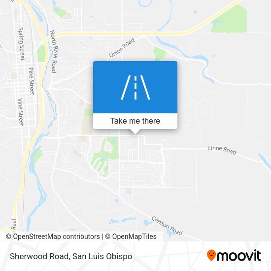Sherwood Road map